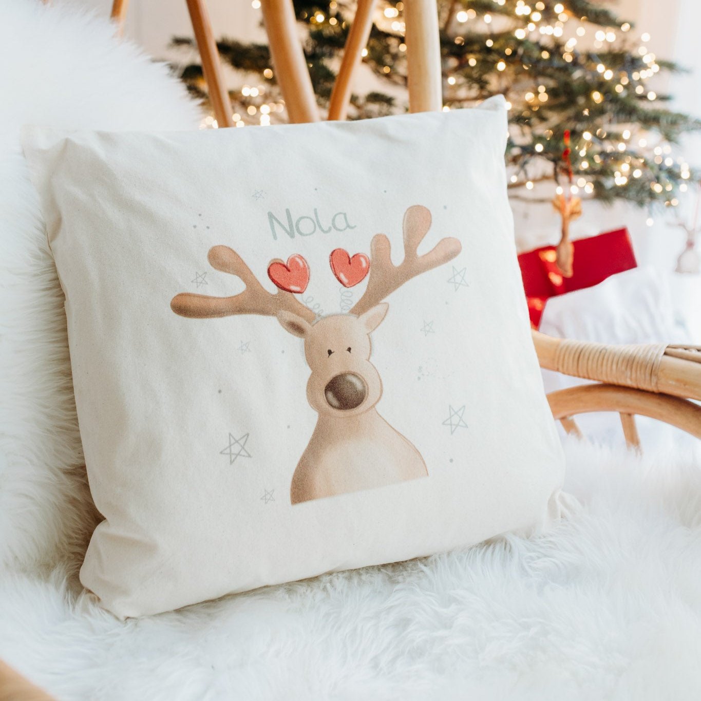 Personalised christmas cushions best sale