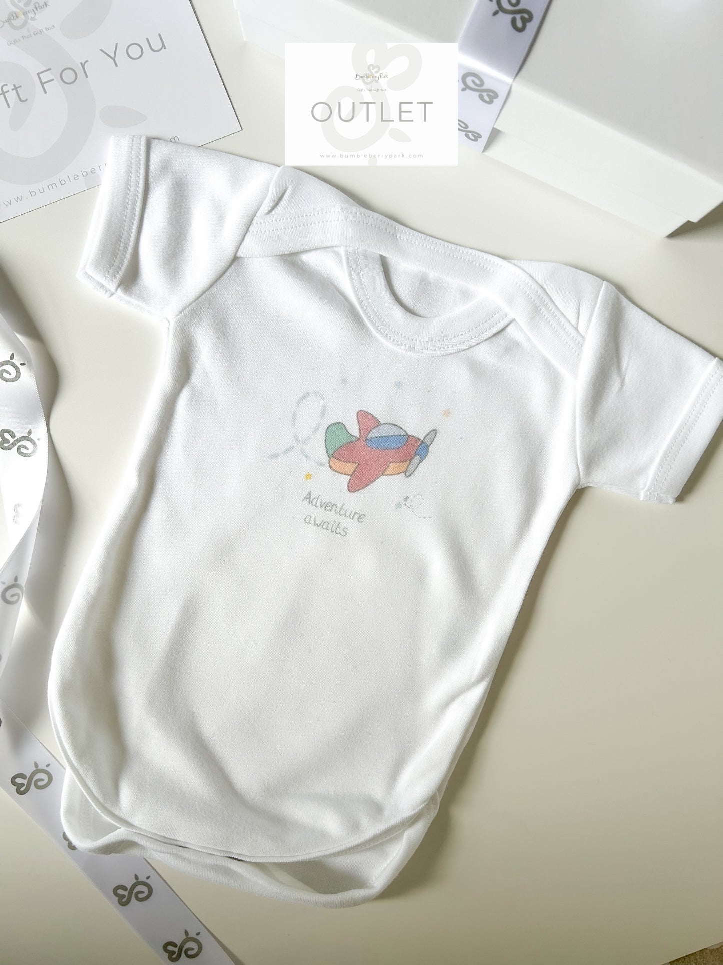 OUTLET "Adventure Awaits" - Bodysuit - 0-3m