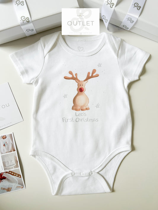 OUTLET "Leo's First Christmas" - Bodysuit - 6-12m