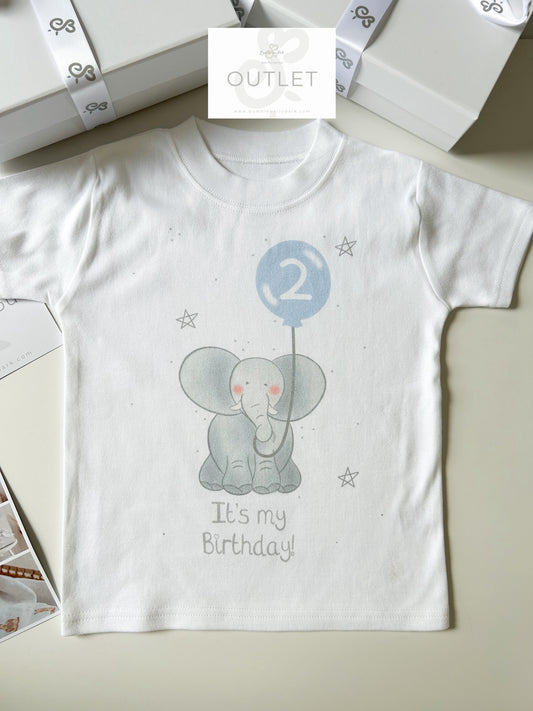 OUTLET 2nd Birthday Elephant T-Shirt