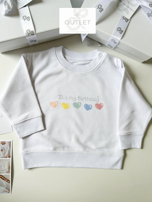 OUTLET "It's my Birthday" Sweatshirt  - 12-18m