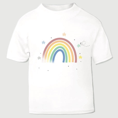 baby and toddler rainbow design t-shirt