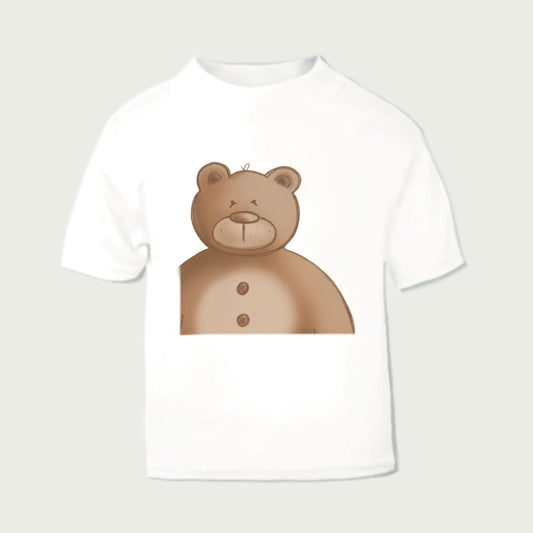 baby and toddler children's teddy t-shirt